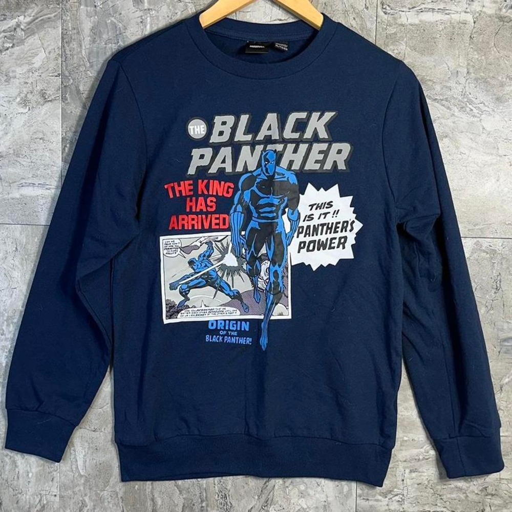 Black Marvel Panther sweatshirt Kids XL ‎ #Marvel